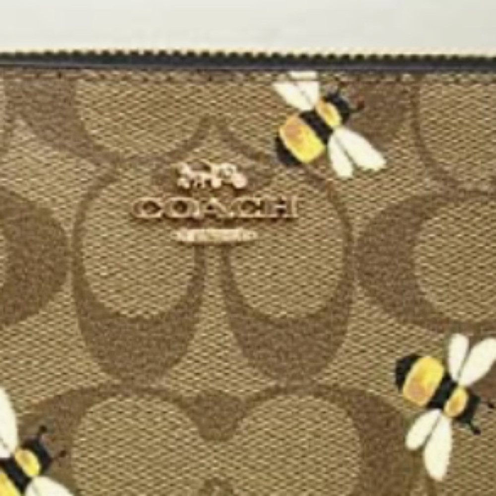 Coach Nolita 19 in Signature Canvas with Bee Print EUC - Picture 2 of 3